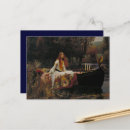 Recherche de lancelot cartes postales La dame de shalott
