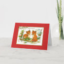 Recherche de renard vintage vœux cartes Victorien
