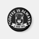 Recherche de matinée refrigérateur magnets Accro au café
