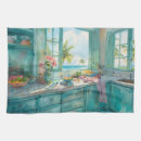 Recherche de palmiers tropicaux cuisine linges Moderne