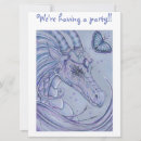 Recherche de lavande 16x22 invitations Papillon