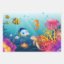 Recherche de aquatique papier cadeau Océan