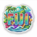 Recherche de fidji autocollants Île