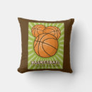 Recherche de basket ball coussins Vintage