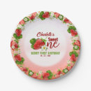 Recherche de fraise assiettes Baie premier anniversaire