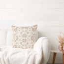 Recherche de paisley coussins Brun