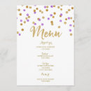Recherche de pourpre mariage menus De