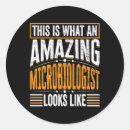 Recherche de microbes autocollants Bactérie