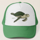 Recherche de tortues mer trucker casquettes Vert