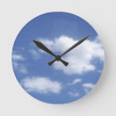 Recherche de murale de nuage horloges Bleu