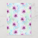 Recherche de fleur violette cartes postales Botanique