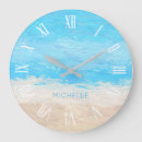 Recherche de abstract painting blue horloges Beach