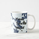 Recherche de camouflage numérique tasses Bleu