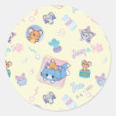 Recherche de de chat et souris autocollants Motif
