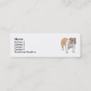 Recherche de bouledogue anglais cartes visite Animal familier