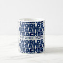 Recherche de orange et bleu tasses Professeur