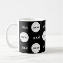 Recherche de logo rond tasses Noir et blanc