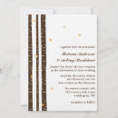 Recherche de birch mariage invitations Moderne