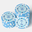 Recherche de papillon jetons poker Bleu