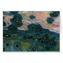 Recherche de cercles multicolores cartes postales Vert