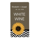 Recherche de bouteille mariage autocollants Personnalisation