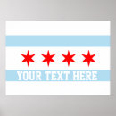 Recherche de drapeau de chicago posters Patriotique
