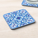 Recherche de azulejo dessous de verres Bleu