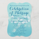 Recherche de aqua blue mariage invitations Été