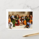 Recherche de disciple cartes postales Jésus