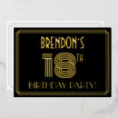 Recherche de 18èmes invitations Fête d'anniversaire