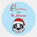 Recherche de panda noël autocollants Animal