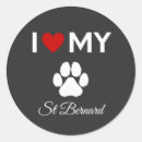 Recherche de de st bernard autocollants Dog