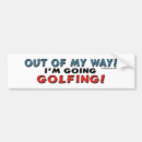 Recherche de golfeurs voiture autocollants Passe temps