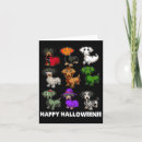 Recherche de dachshund cartes halloween Jack o' lantern
