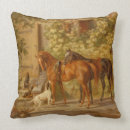 Recherche de vintage cheval coussins Cerf