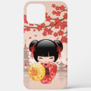 Recherche de fleurs de cerisier rouges iphone coques Sakura