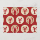 Recherche de homard rouge cartes postales Fruits de mer