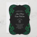 Recherche de gothique mariage invitations Vert