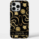 Recherche de dentelle florale iphone coques Noir