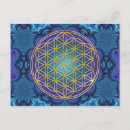 Recherche de fleur fractale cartes postales Lotus