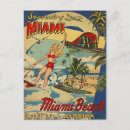Recherche de miami beach floride cartes postales Vintage