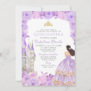 Recherche de princess tiara invitations Mis quince anos