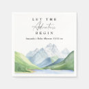 Recherche de montagne serviettes Laissez l'aventure commencer