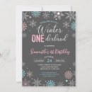 Recherche de pink snowflake invitations Merveilleux