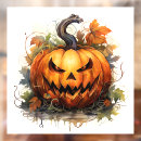 Recherche de halloween décalques fenêtres Jack o lanterne