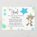Recherche de teddy bear baby shower garçon invitations Mignon