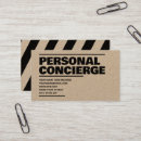 Recherche de executive assistant cartes visite Concierge