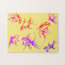 Recherche de poisson rouge puzzles Moderne