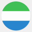 Recherche de drapeau de la sierra leone autocollants Patriotisme