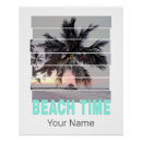 Recherche de plage palmier posters Rétro